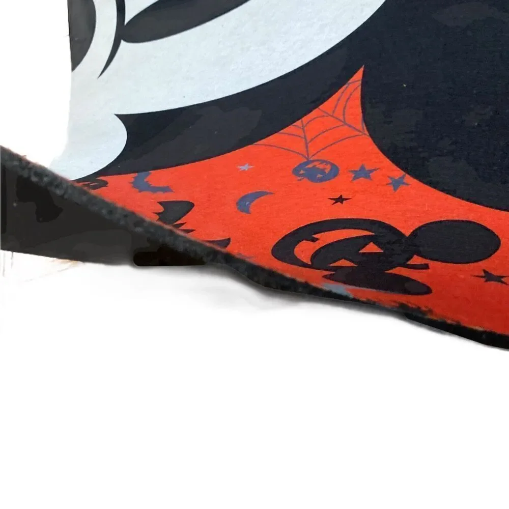 Disney Door Mat Mickey Mouse Halloween Rug‎ Spider Decor Pumpkin Trick or Treat